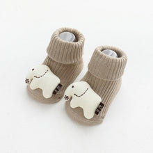 Load image into Gallery viewer, Non - Slip Soft Cotton Cartoon Animal Baby Socks - Comfy Bambino
