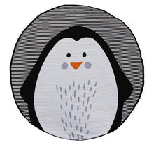 Load image into Gallery viewer, Soft Cotton Kids Animal Play Mat - Comfy Bambino
