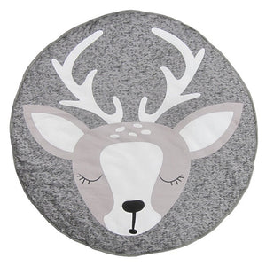 Soft Cotton Kids Animal Play Mat - Comfy Bambino