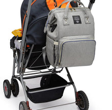 Load image into Gallery viewer, Stylish Water Resistant Baby Bag Backpack with Easy Access Compartments - Comfy Bambino
