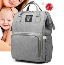 Load image into Gallery viewer, Stylish Water Resistant Baby Bag Backpack with Easy Access Compartments - Comfy Bambino
