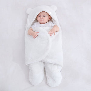Ultra - Soft Baby Cotton & Fleece Wrap - Comfy Bambino