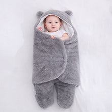 Load image into Gallery viewer, Ultra - Soft Baby Cotton &amp; Fleece Wrap - Comfy Bambino
