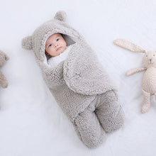 Load image into Gallery viewer, Ultra - Soft Baby Cotton &amp; Fleece Wrap - Comfy Bambino
