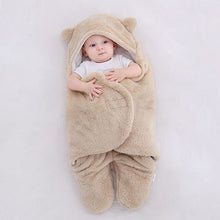 Load image into Gallery viewer, Ultra - Soft Baby Cotton &amp; Fleece Wrap - Comfy Bambino
