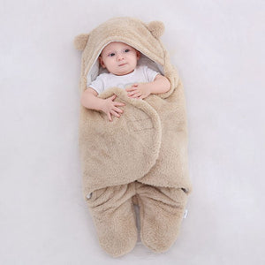 Ultra - Soft Baby Cotton & Fleece Wrap - Comfy Bambino