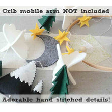 Load image into Gallery viewer, Woodland Night Baby Crib Mobile - Comfy Bambino
