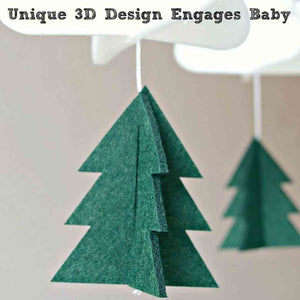 Woodland Night Baby Crib Mobile - Comfy Bambino